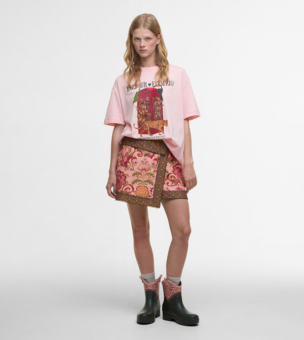 Barbour Barbour - Pink Short Sleeve T-Shirts