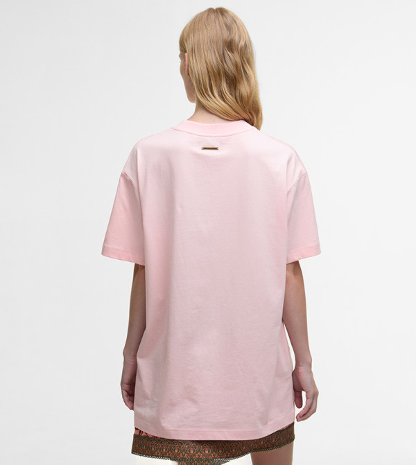 Barbour Barbour - Pink Short Sleeve T-Shirts