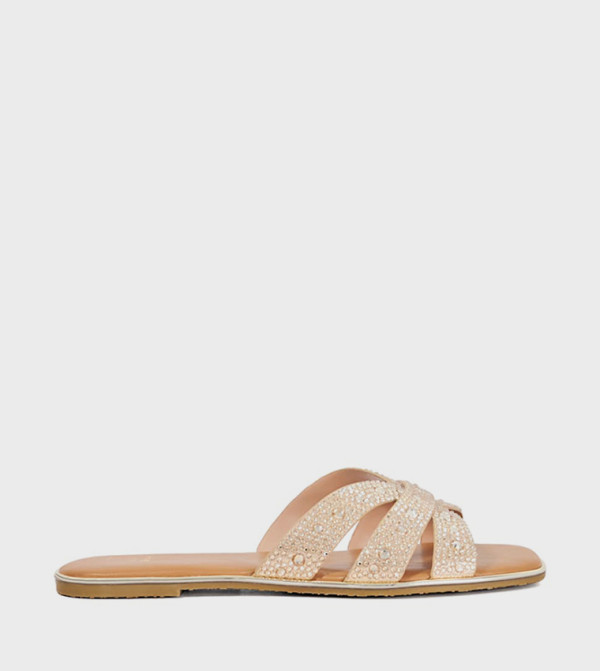 Dune London Dune London - Gold Flat Sandals