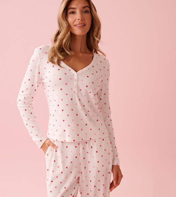 La Vie en Rose Sleepwears & Loungewears - White Tops