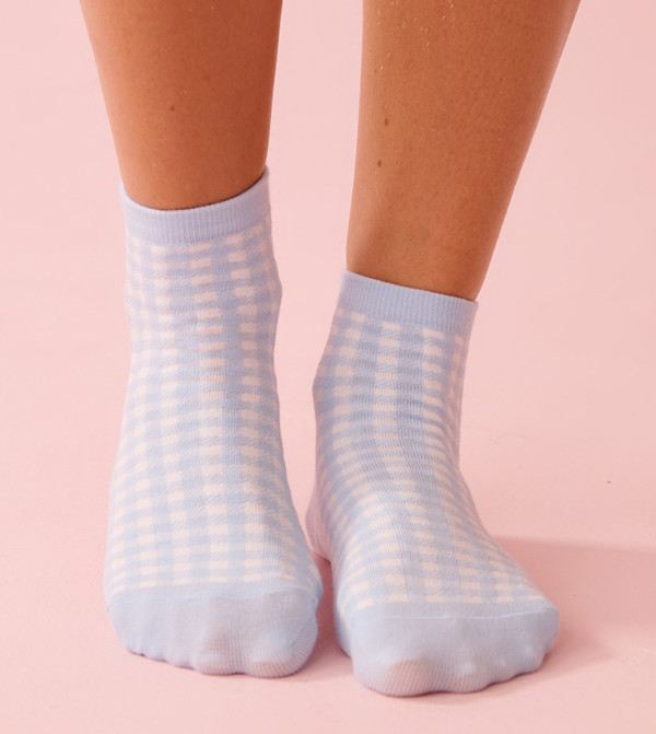 لافي ان روز  جوارب للكاحل  - أزرق Ankle Length Socks