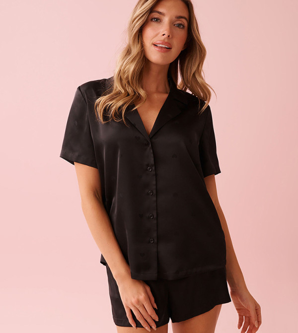 لافي ان روز  ملابس نوم - أسود Pyjama Set