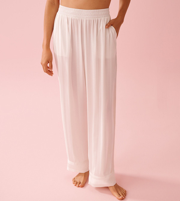 La Vie en Rose Sleepwears & Loungewears - White Pyjama Set