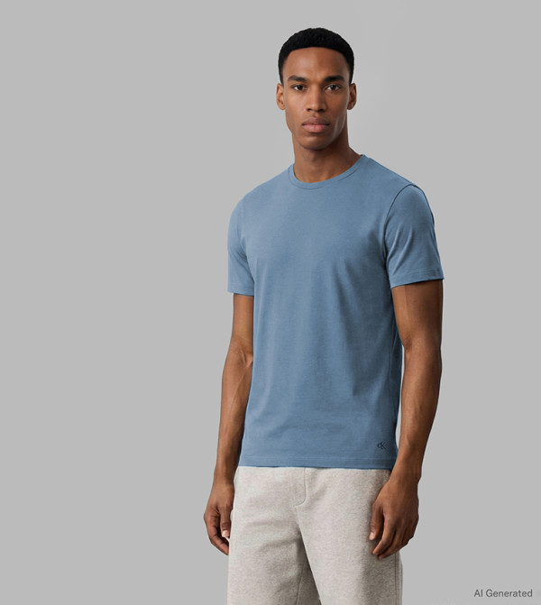 كالفين كلاين كالفين كلاين - متعدد Round Neck T-Shirts