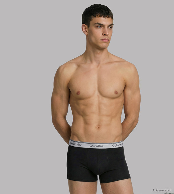 كالفين كلاين  ملابس داخلية وفانيلات  - أسود سراويل داخلية