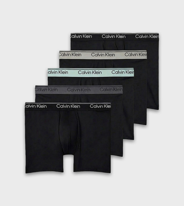 كالفين كلاين  ملابس داخلية وفانيلات  - أسود سراويل داخلية