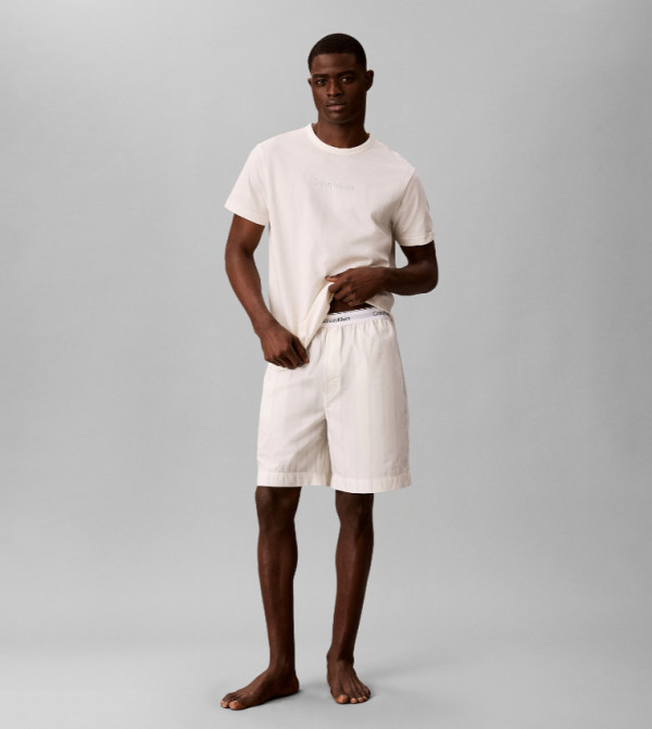 Calvin Klein  Sleepwear - Off White Pyjama Set