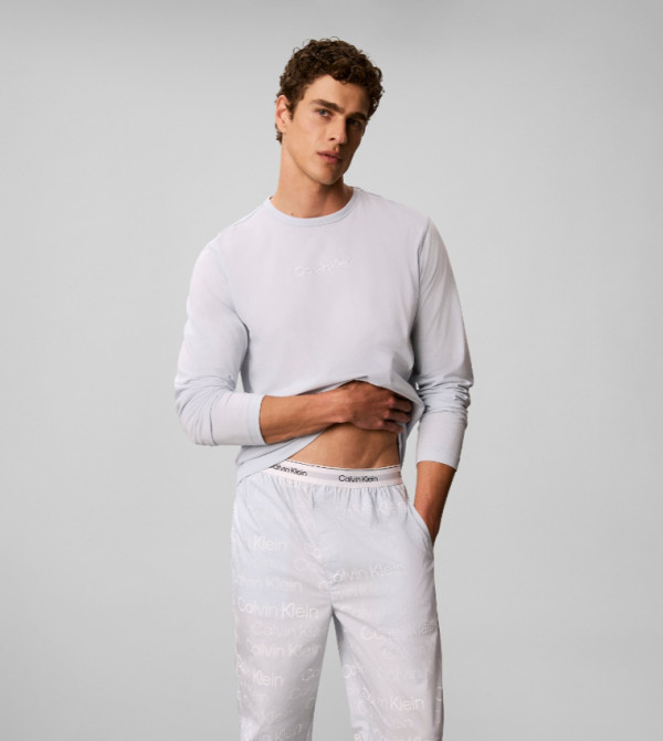 Calvin Klein Sleepwear - Off White Pyjama Set