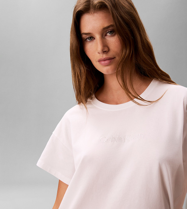 كالفين كلاين كالفين كلاين - أوف وايت  Short Sleeve T-Shirts