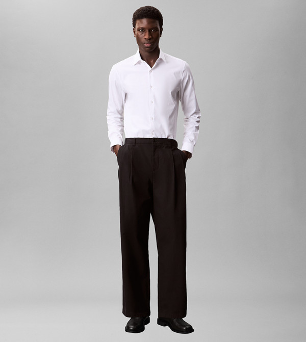 Calvin Klein Shirts - White Long Sleeves