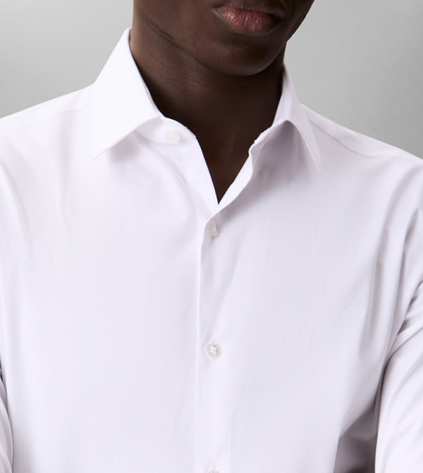 Calvin Klein Shirts - White Long Sleeves