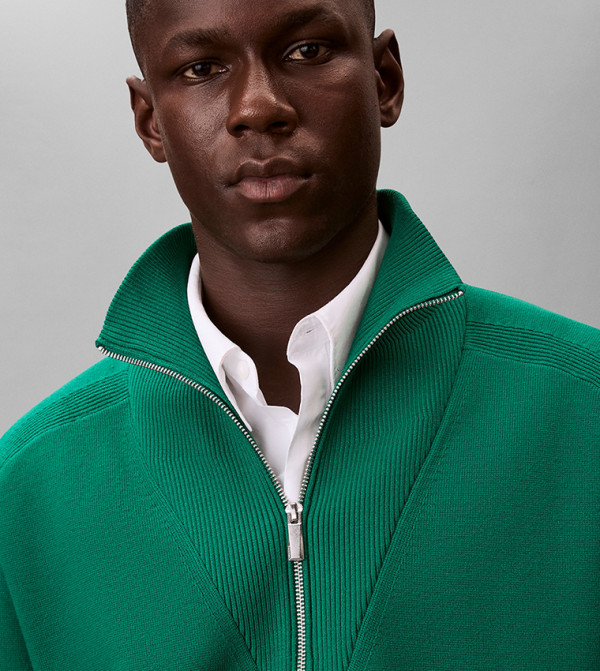 كالفين كلاين سترات بياقة السلحفاة - أخضر Turtle neck Sweaters