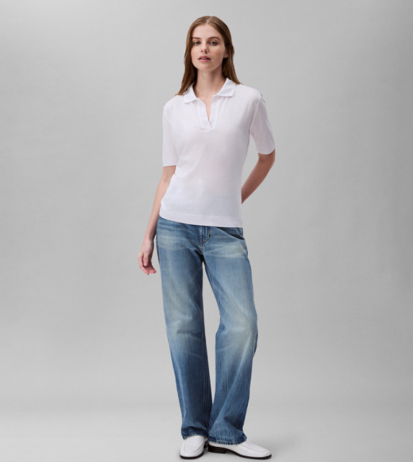 Calvin Klein Calvin Klein - White Polo T-shirts