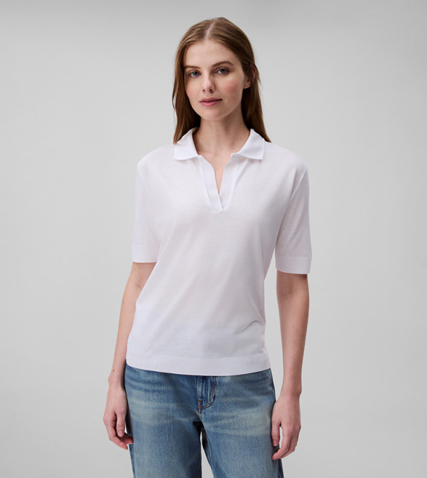 Calvin Klein Calvin Klein - White Polo T-shirts