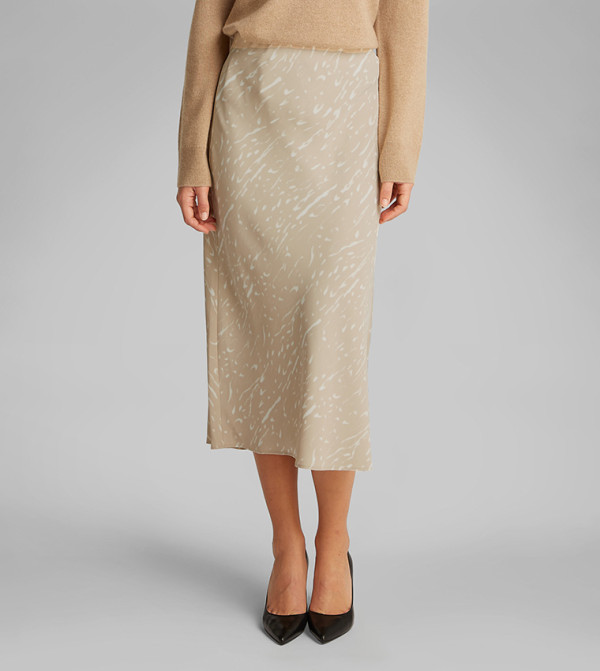 Calvin Klein Calvin Klein - Beige Midi Skirts