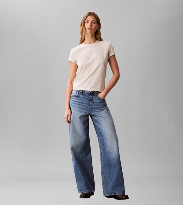 Calvin Klein Calvin Klein - Grey Short Sleeve T-Shirts