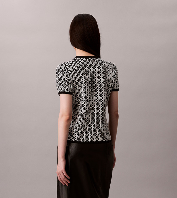 كالفين كلاين كالفين كلاين - أسود Cropped Tops