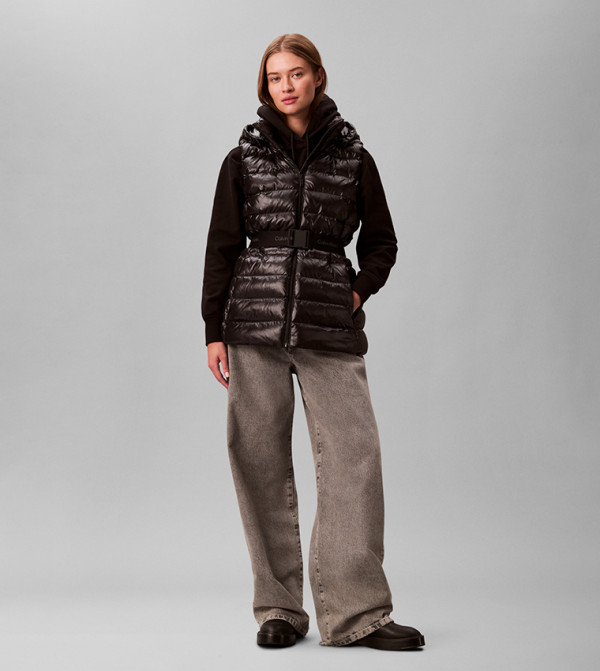 Calvin Klein  Puffer & Quilted Jackets - Black Puffer & Quilted Jackets