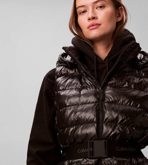 Calvin Klein  Puffer & Quilted Jackets - Black Puffer & Quilted Jackets