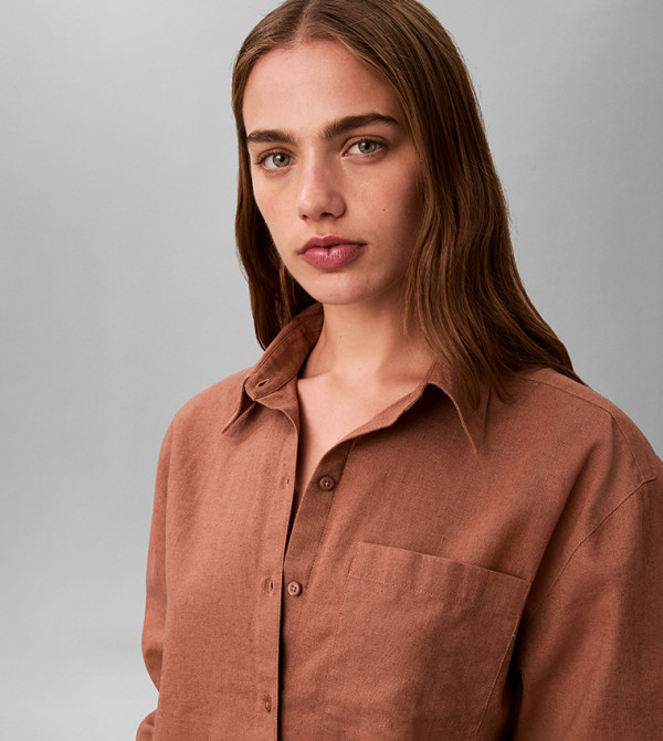 Calvin Klein Shirts - Brown Shirts