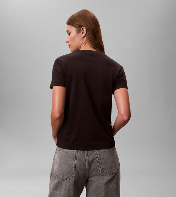Calvin Klein everyday-essentials - BLACK Short Sleeve T-Shirts