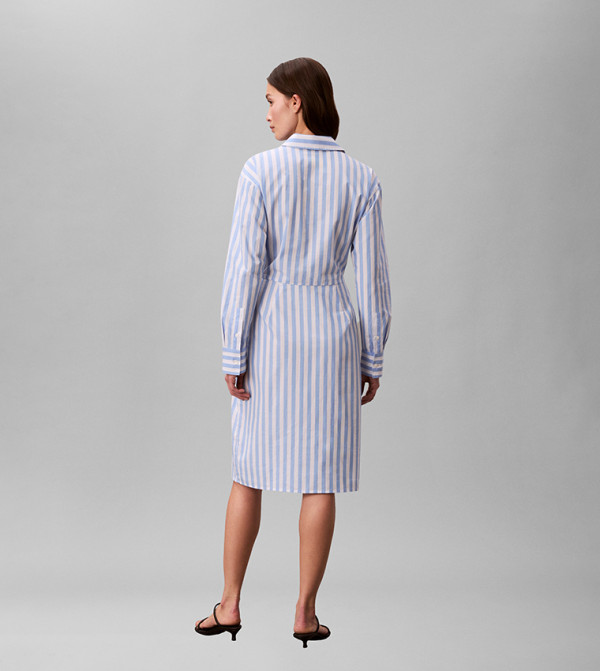 كالفن كلاين جينز  فساتين - أزرق Shirt & T-Shirt Dresses