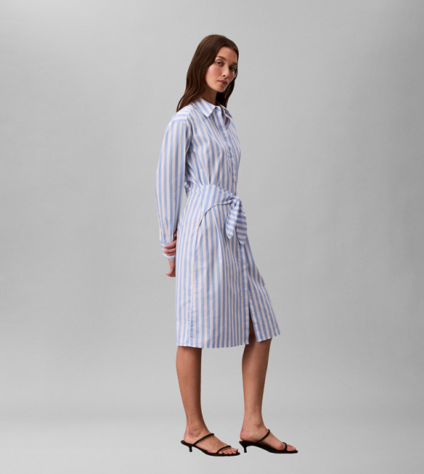كالفن كلاين جينز  فساتين - أزرق Shirt & T-Shirt Dresses