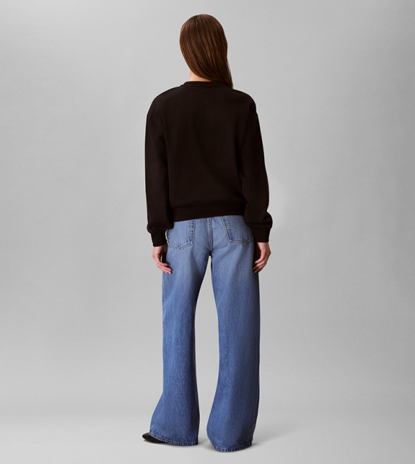 Calvin Klein Jeans  Hoodies & Sweatshirts - Black Sweatshirts