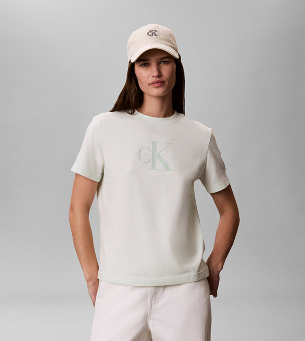 Calvin Klein daily-essentials - Mint Short Sleeve T-Shirts