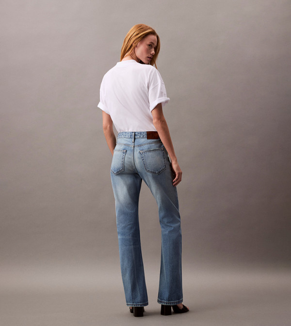 Calvin Klein Bootcut Jeans - Blue Bootcut Jeans