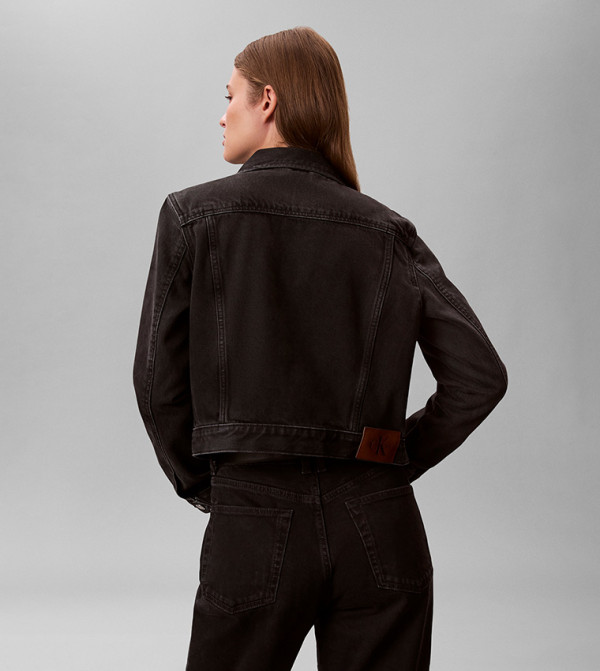Calvin Klein  Denim Jackets - BLACK Denim Jackets