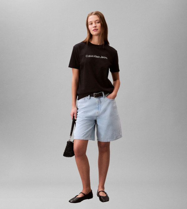 Calvin Klein  Clothing - BLACK Short Sleeve T-Shirts