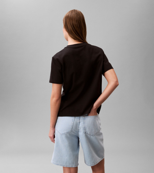 Calvin Klein  Clothing - BLACK Short Sleeve T-Shirts