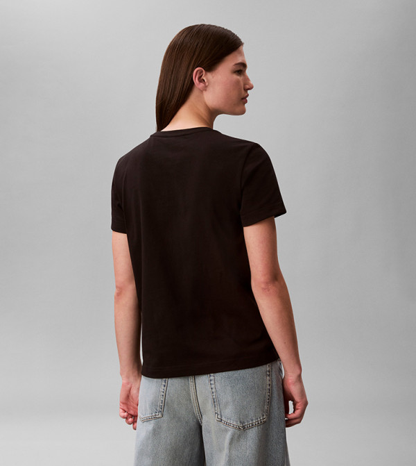 كالفين كلاين كالفن كلاين جينز - أسود Short Sleeve T-Shirts