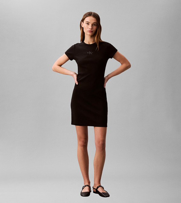 كالفين كلاين كالفن كلاين جينز - أسود Shirt & T-Shirt Dresses