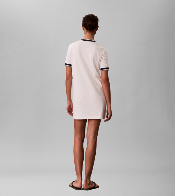 Calvin Klein Jeans Calvin Klein Jeans - Beige Shirt & T-Shirt Dresses