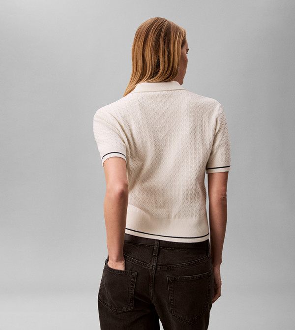 Calvin Klein Jeans Calvin Klein Jeans - Beige Sleeveless Tops