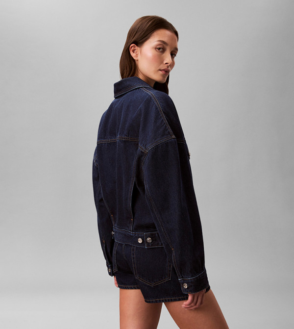 Calvin Klein Jeans  Denim Jackets - Navy Midi Dresses