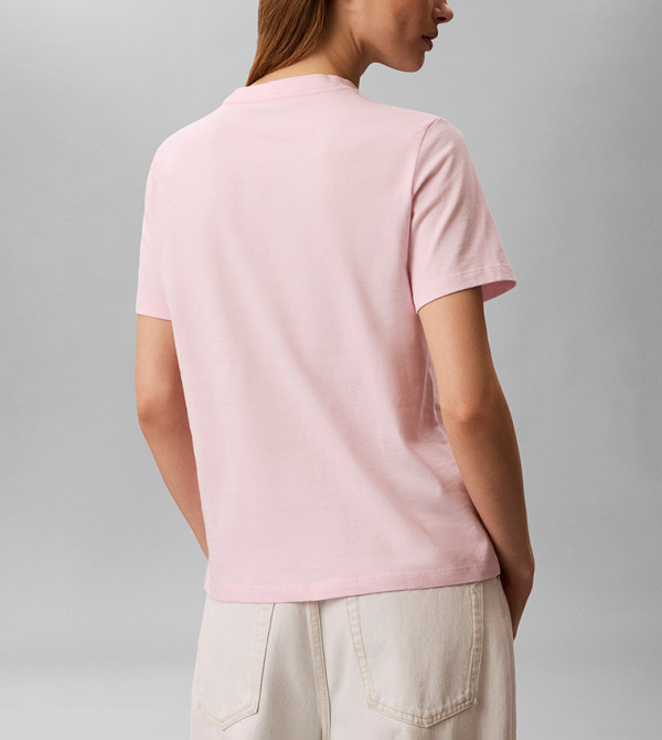 Calvin Klein Jeans  - Pink Short Sleeve T-Shirts