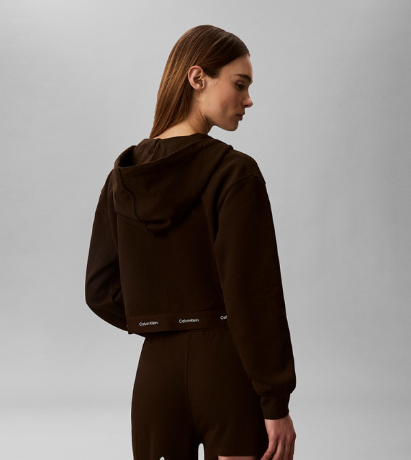 كالفين كلاين  the-high-neck-shift - بني  جاكيتات كاجوال