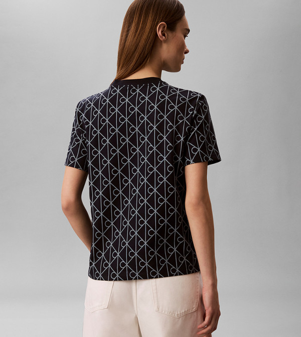 Calvin Klein  - BLACK Short Sleeve T-Shirts
