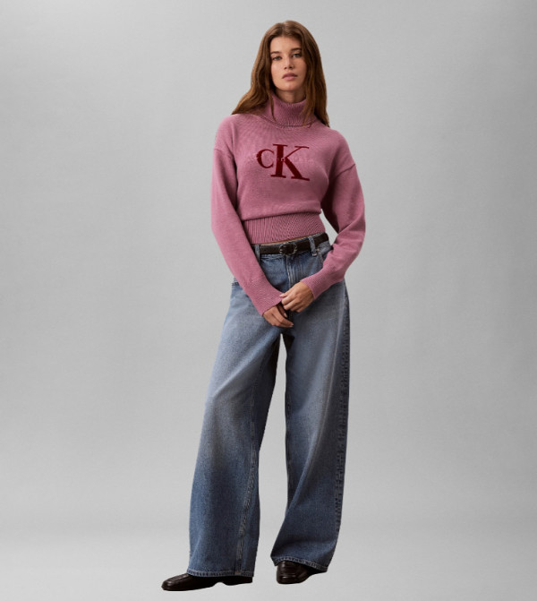 Calvin Klein Calvin Klein - Pink Turtle neck Sweaters