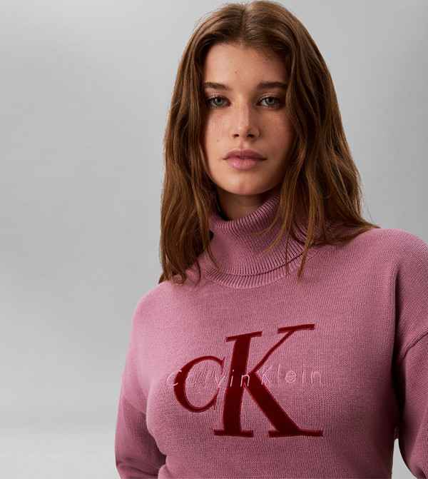 Calvin Klein Calvin Klein - Pink Turtle neck Sweaters