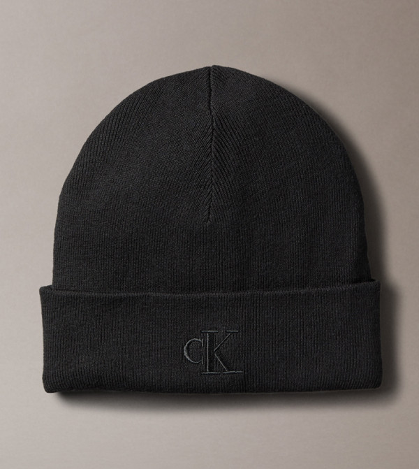 كالفين كلاين  قبعات بيني - أسود Beanies