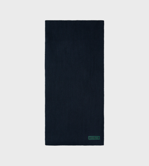 Calvin Klein  Scarves - Navy Woollen Scarves