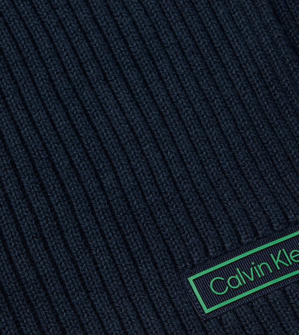 Calvin Klein  Scarves - Navy Woollen Scarves