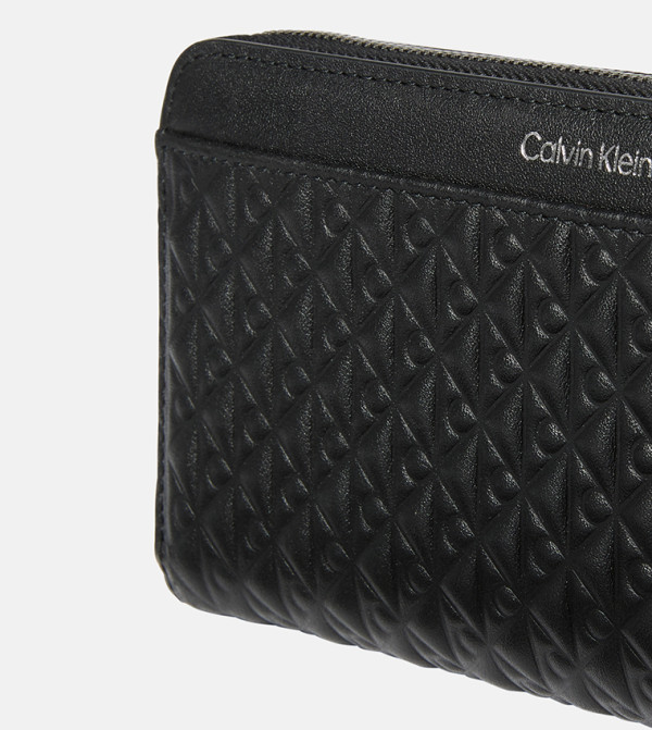 Calvin Klein Small Leather Goods - Black Wallets