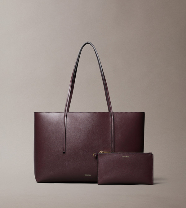 Calvin Klein Calvin Klein - Maroon Tote Bags
