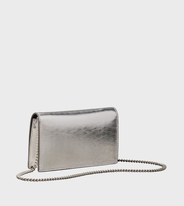 كالفين كلاين كالفين كلاين - فضي حقائب بحمالة طويلة