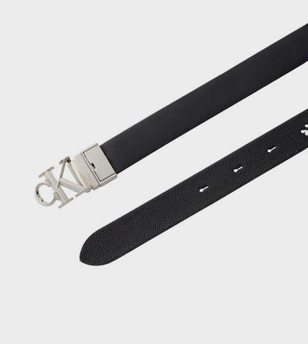 كالفين كلاين  أحزمة - أسود Leather Belts
